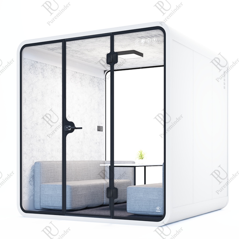 Pureminder XL Salled Booth Portable Portable Silencio para la reunión de hogares y oficina